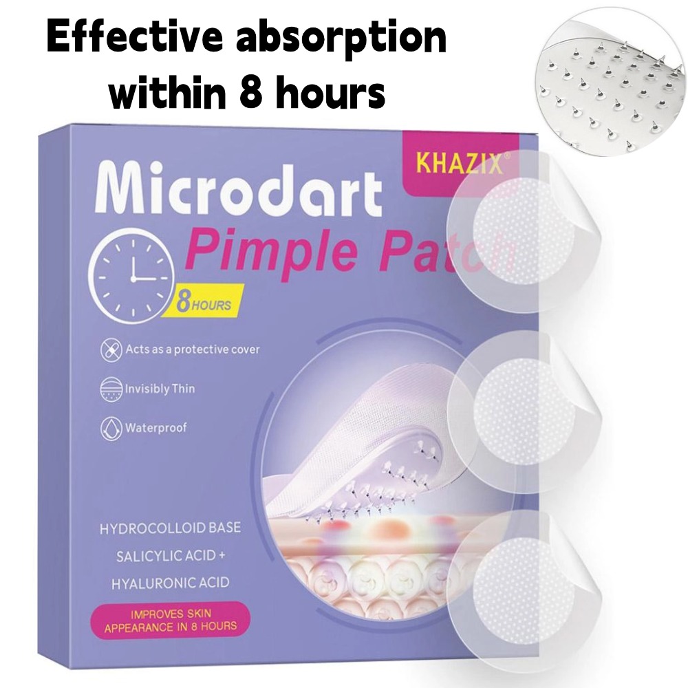 Hydrocolloid Acne Patch - Patch hydrocolloïde pour boutons, Micro aiguille,