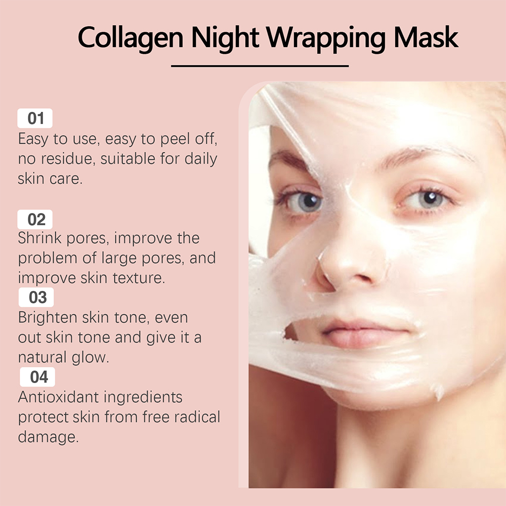 Masque facial peel-off au coll - Skincare Ms Glow avis et prix