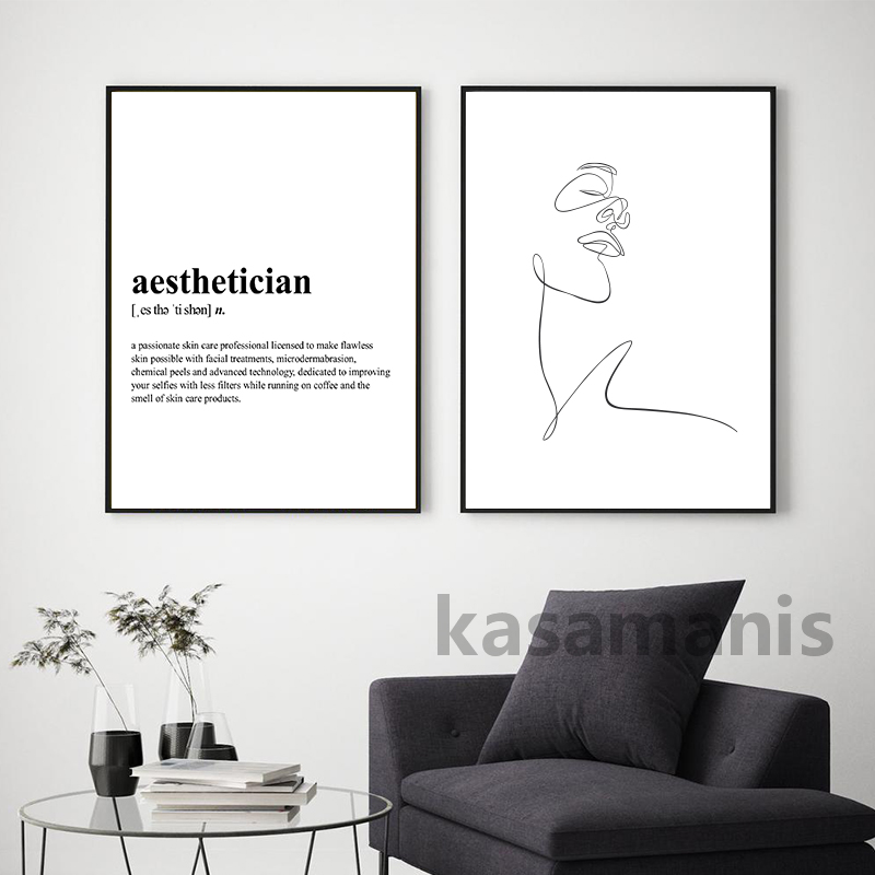 Esthétique Impression sur toil - Skincare Quote avis et prix