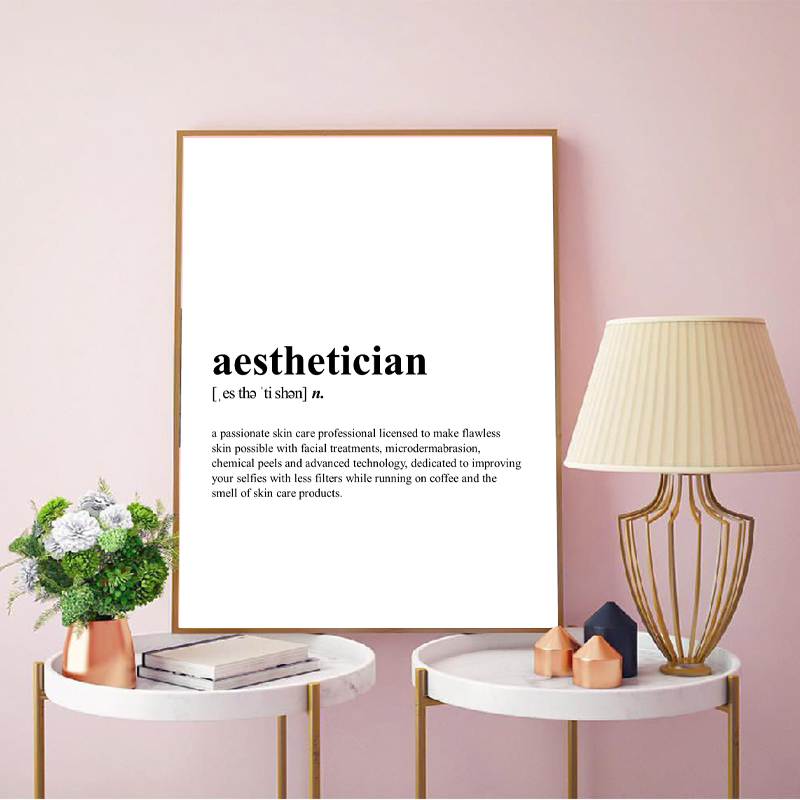 Esthétique Impression sur toil - Skincare Quote avis et prix